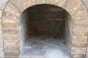 Wood Storage Area in outdoor bake oven by Stichter & Sons Masonry.