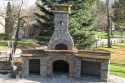 Front of the Beautiful Birch Lake Bake oven by Stichter & Sons Masonry.