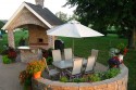 Patio Kitchen by Stichter & Sons Masonry, Inc. Call (574) 658-4239