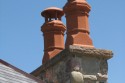 Clay chimney pots