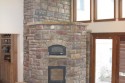 Thin Veneer Ston Masonry Heater by Stichter & Sons Masonry. Milford, Indiana. Call (574) 658-4239