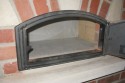 White Bakeoven Masonry Heater by Stichter & Sons Masonry. Milford, Indiana. Call (574) 658-4239